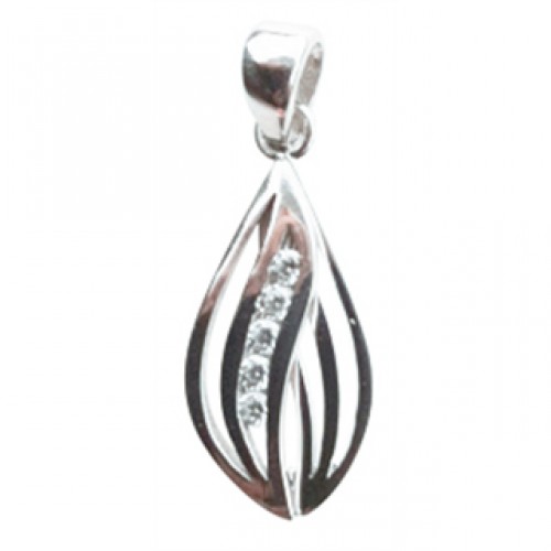 pendentif en argent 925, zircon, SI90-35